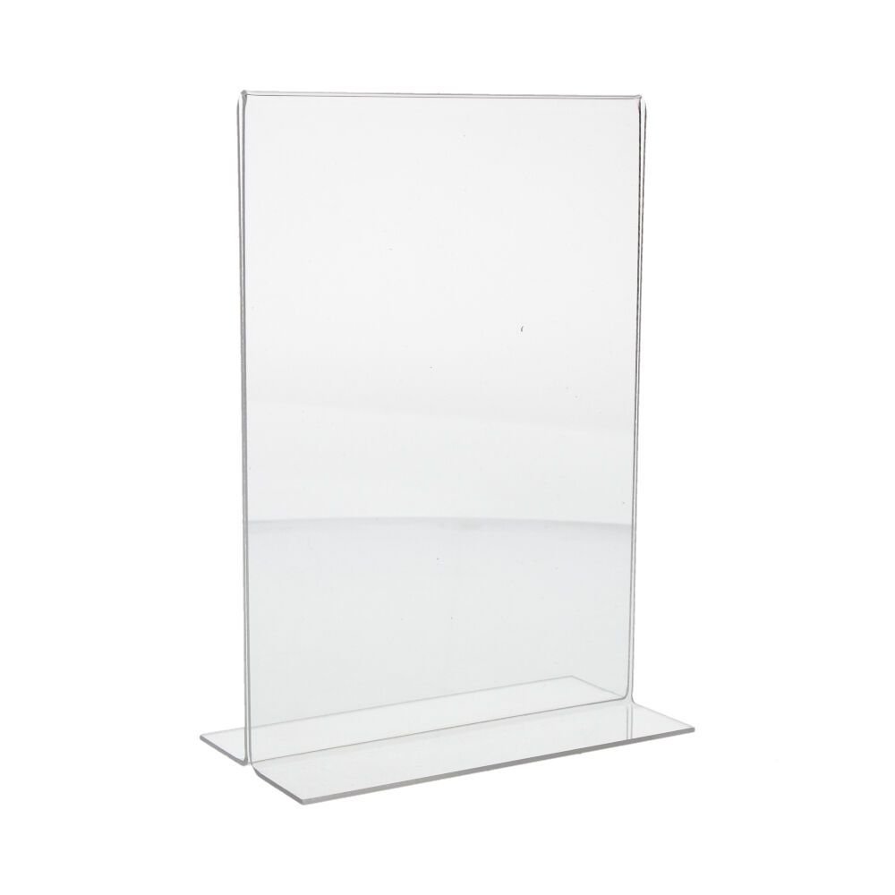 SUPORTE PARA CARTAZ A5 DE METACRILATO TRANSPARENTE ESPESSURA 2 mm, 148 x 210 mm