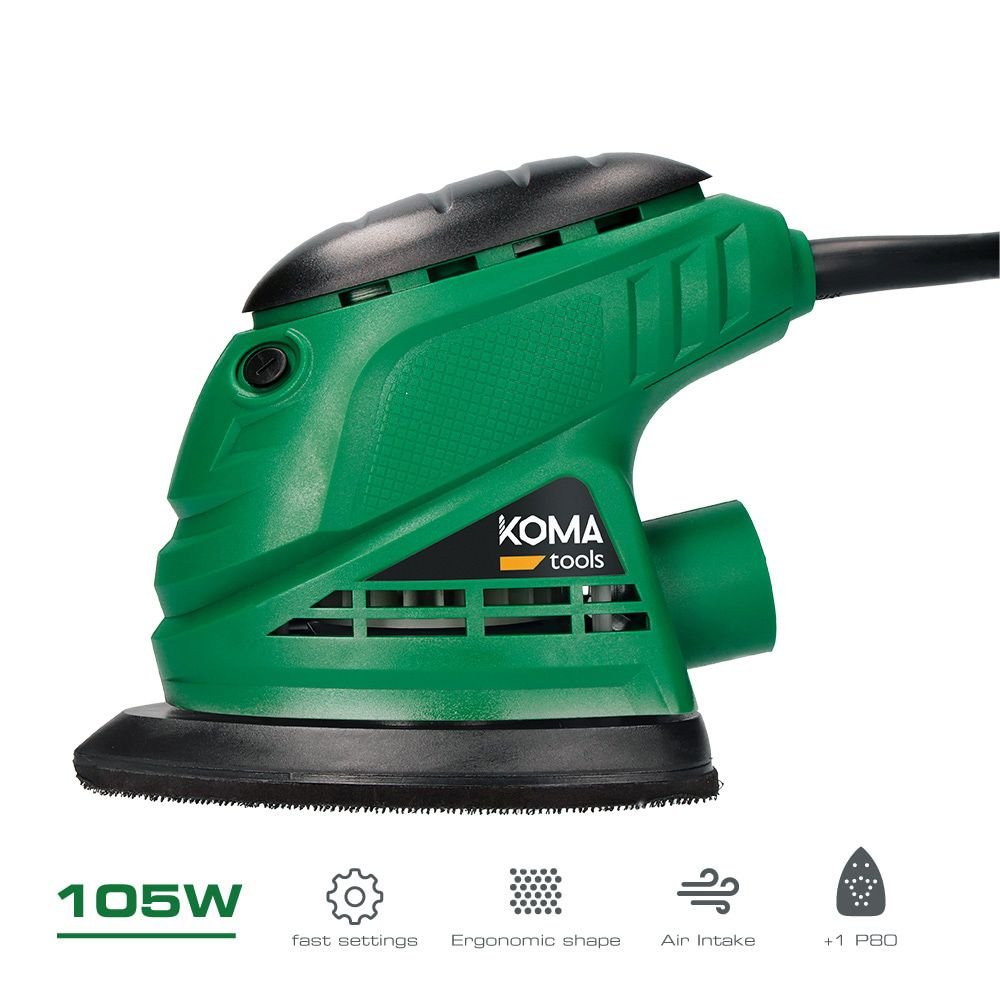 LIXADORA TIPO MOUSE 105 W, 141 x 145 mm