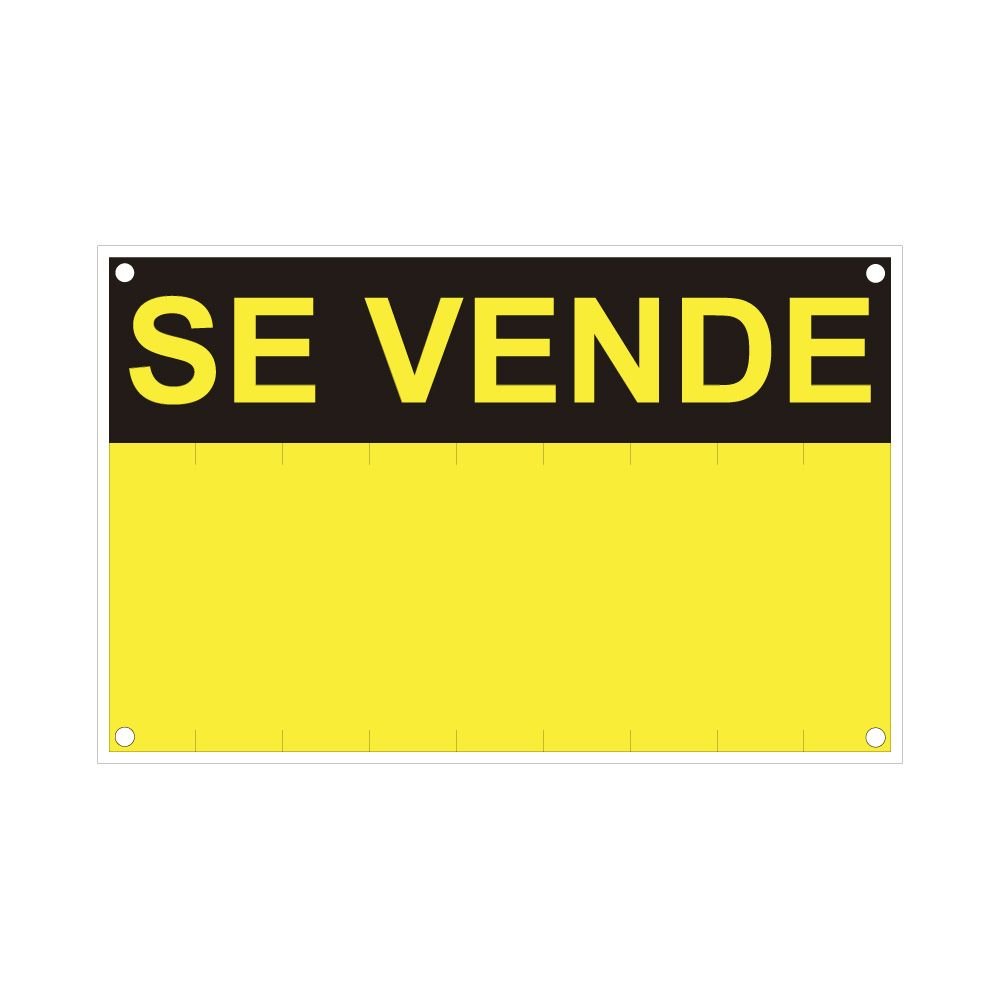 PLACA "SE VENDE" (PVC 0,4mm) 45x70cm NORMALUZ