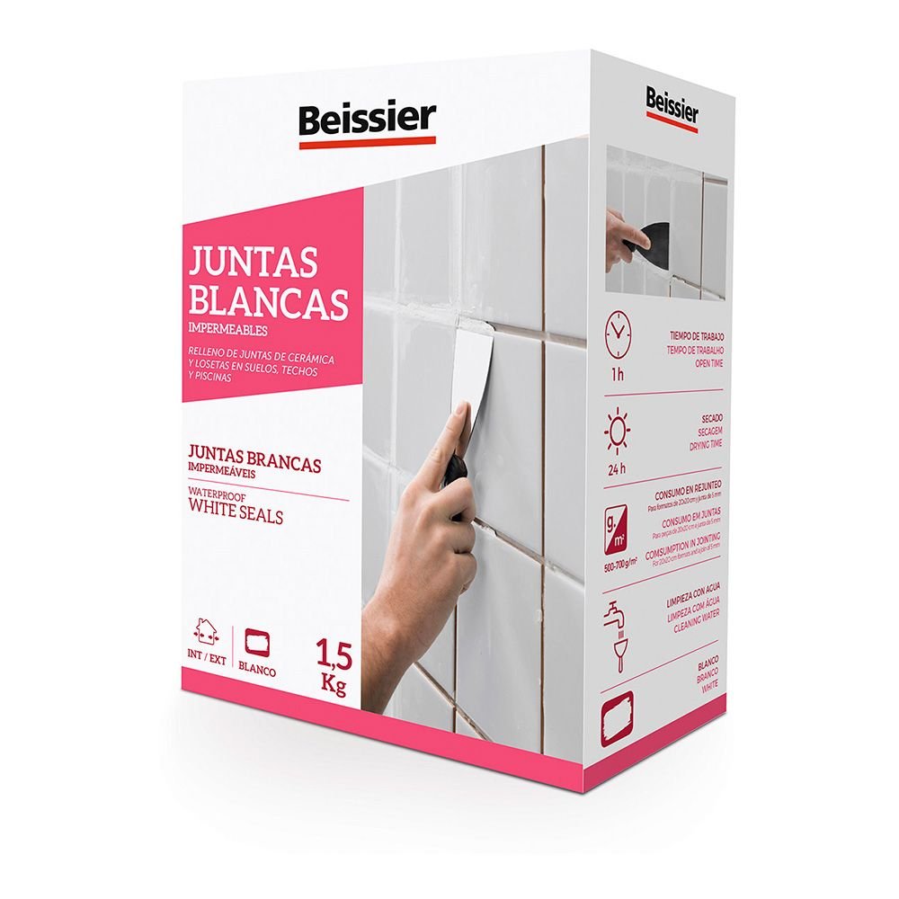 MASSA PARA JUNTAS BRANCAS IMPERMEAVEIS 1,5 kg