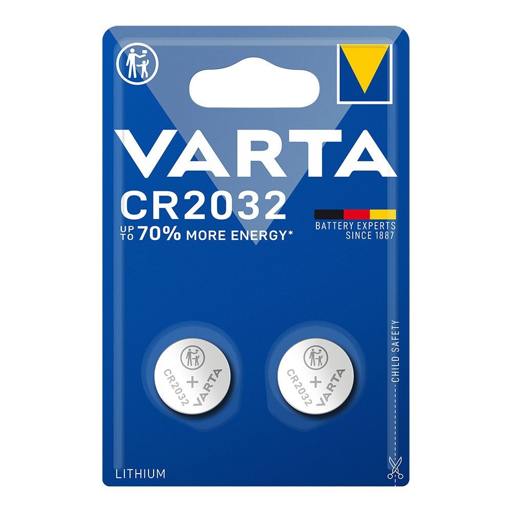 PILHA LITHIUM MICRO CR2032 3 V Ø20,0 x 3,2 mm BLISTER 2 uds