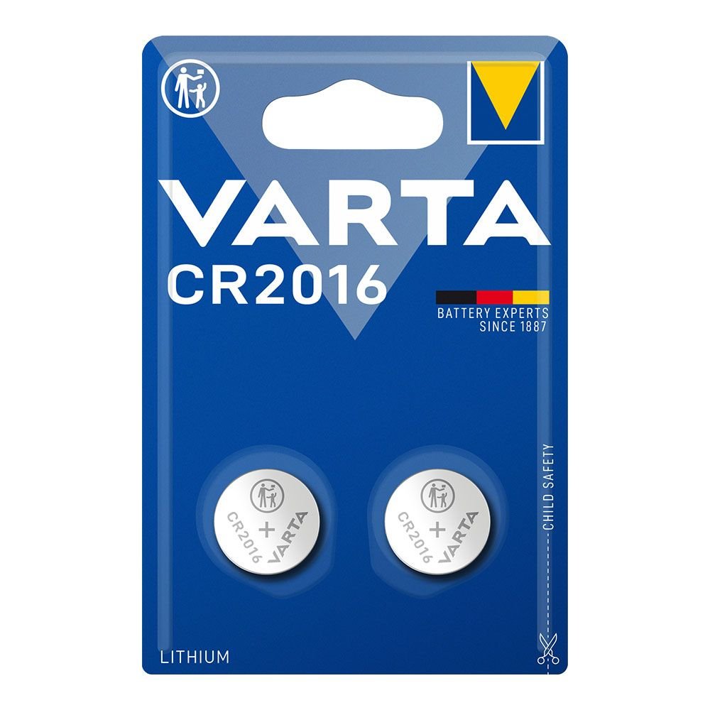 PILHA LITHIUM MICRO CR2016 3 V Ø20,0 x 1,6 mm BLISTER 2 uds