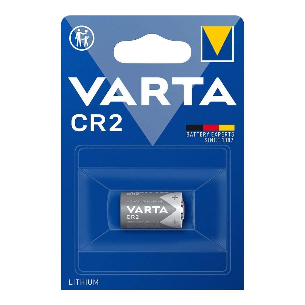 PILHA VARTA LITHIUM CR2 (BLÍSTER 1 unid.) Ø15,6x27mm