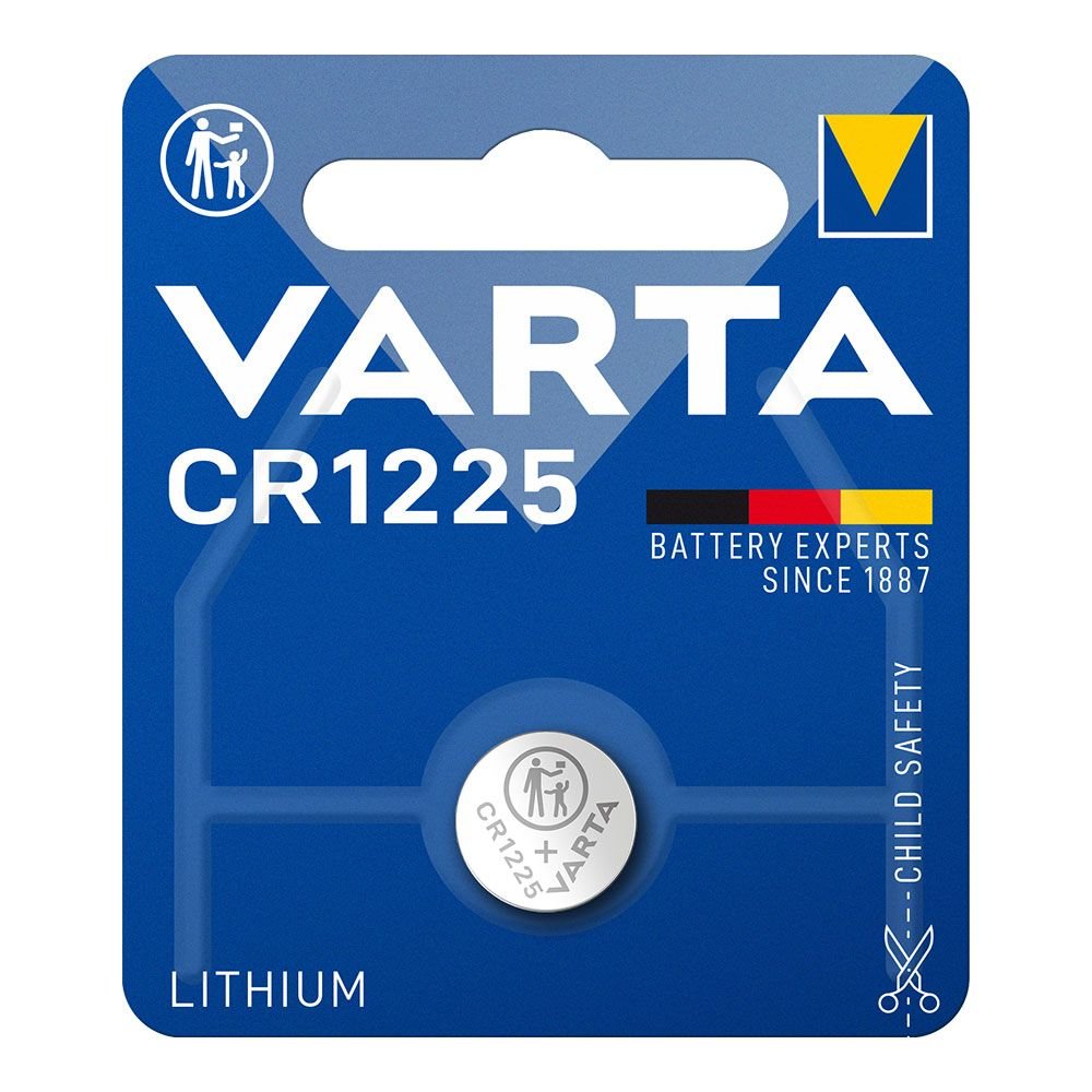 PILHA LITHIUM MICRO CR1225 3 V Ø12,5 x 2,5 mm BLISTER