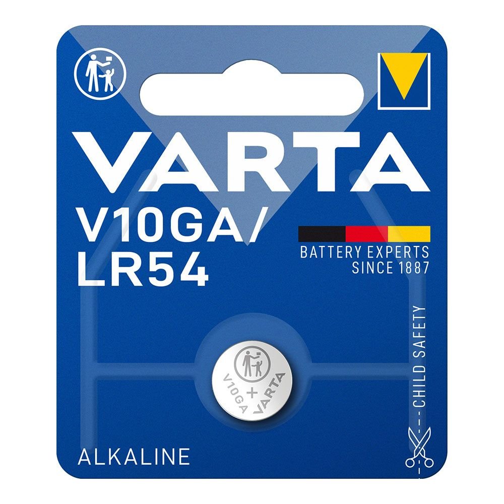 PILHA ALCALINA MICRO LR54 - V10GA 1,5 V Ø11,6 x 3,0 mm BLISTER