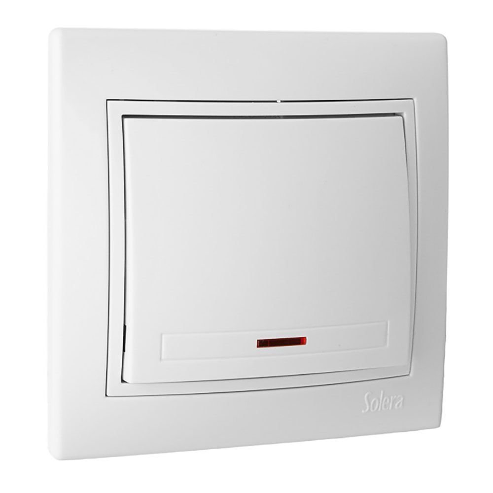 BOTÃO CAMPAINHA LUMINOSO 10A 250V ERP04ILU SÉRIE EUROPA SOLERA ERP04ILU