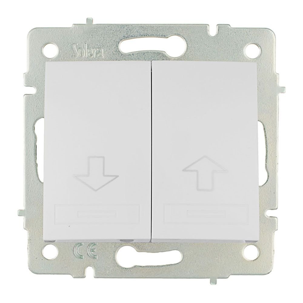 BOTÃO PARA ESTORES 10AX 250V SÉRIE EUROPA SOLERA ERP20QC