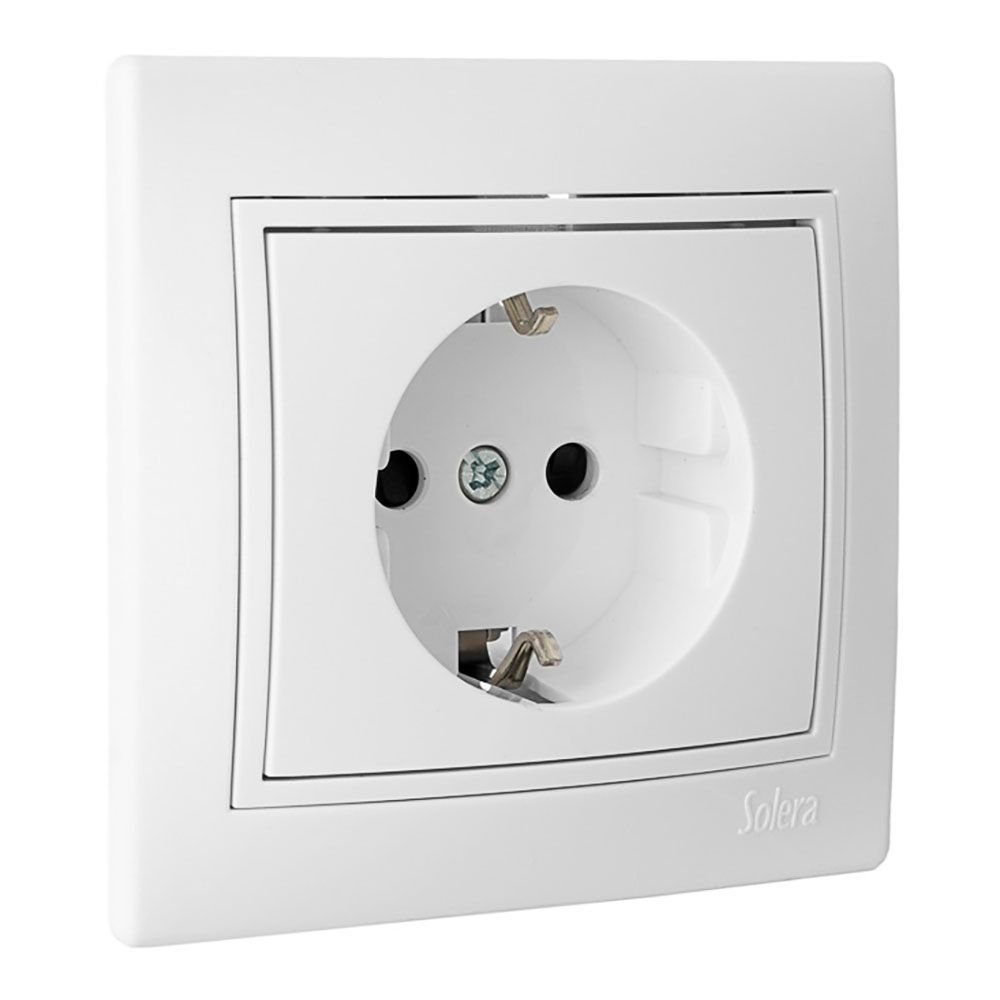 TOMADA BIPOLAR COM T/TL16A 250V SÉRIE EUROPA SOLERA ERP60U