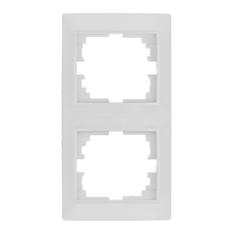 ESPELHO VERTICAL DUPLO BRANCO 81x154x10mm SÉRIE EUROPA SOLERA ERP62U