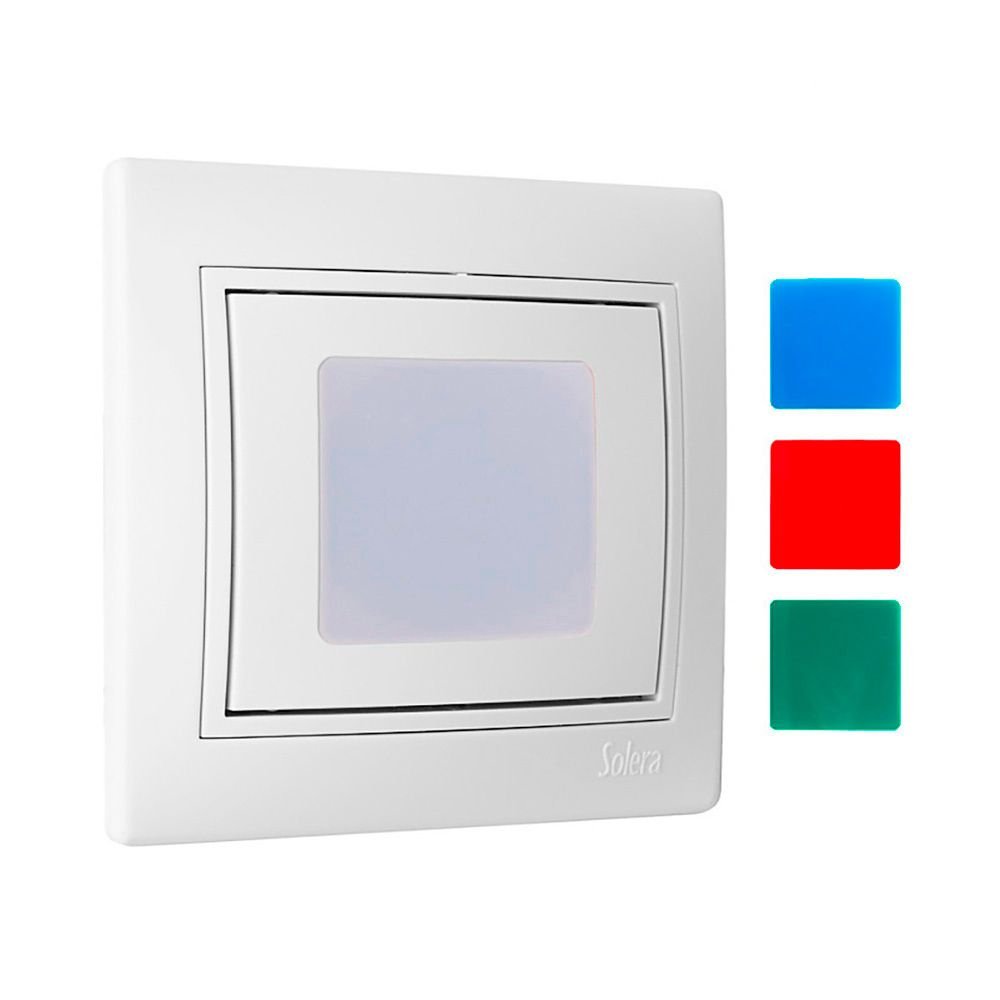 PILOTO DE ESCADA 10A 250V SÉRIE EUROPA SOLERA ERP90U