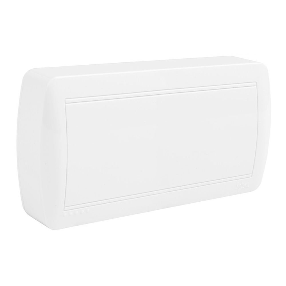 CAIXA DUPLA DE UNIÃO E DERIVAÇÃO 148x72x28mm SUPERFICIE MURAL SOLERA MUR64U