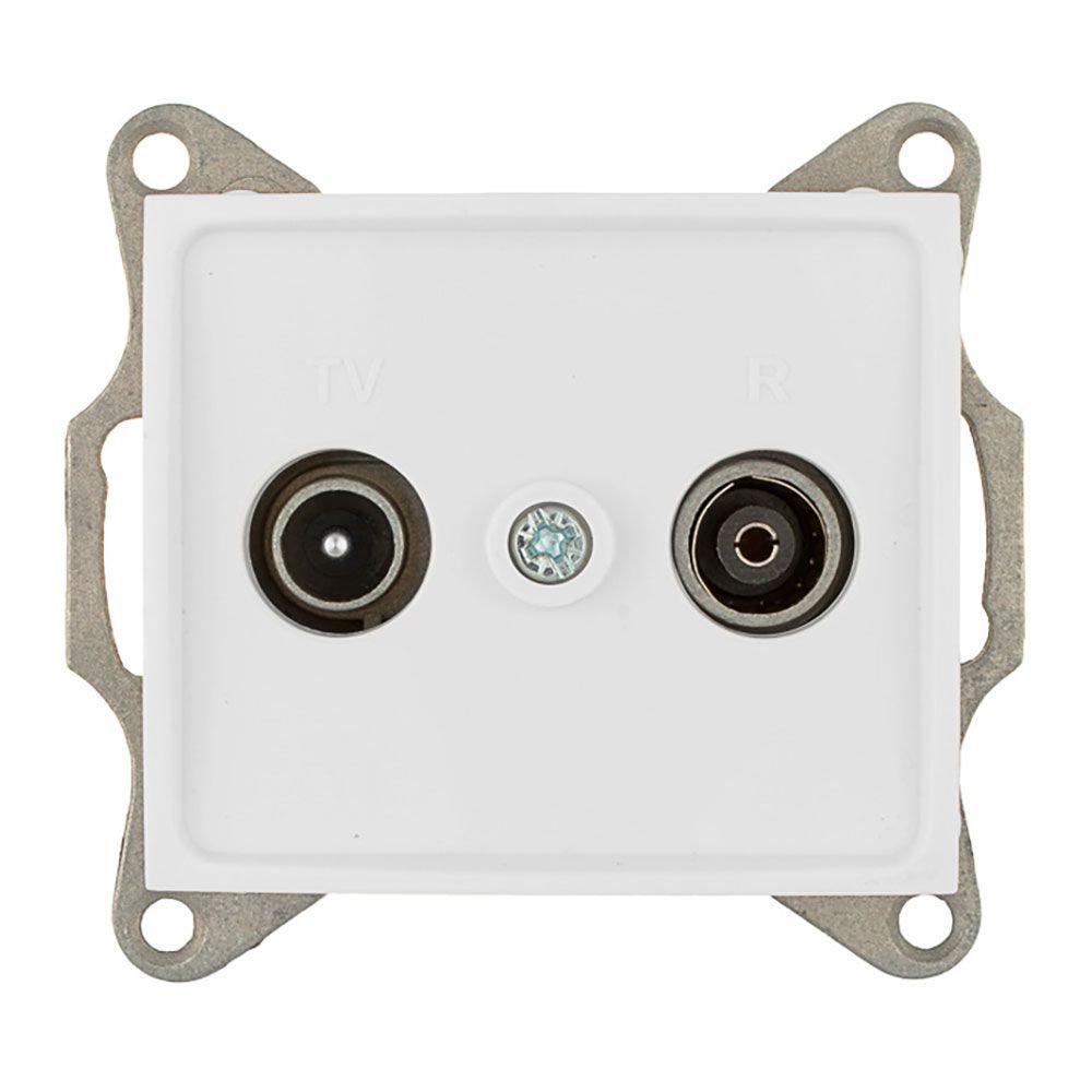 TOMADA INTERMÉDIA DE SINAL PARA TV E RÁDIO SÉRIE EUROPA SOLERA ERP46
