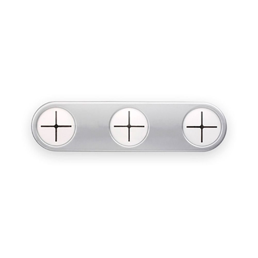 GANCHO PARA PANOS DE COZINHA ADESIVO CROMO MATE 2083-7-000 (BLISTER) INOFIX