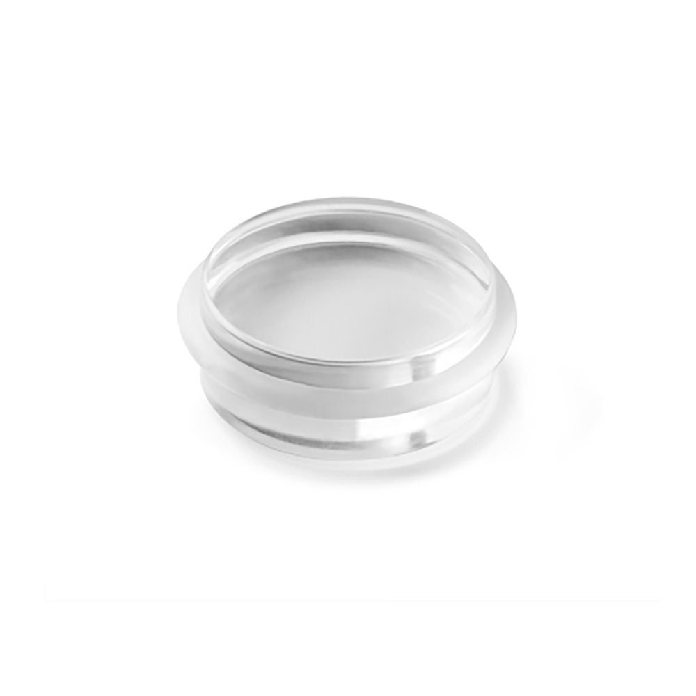 BATENTE CILINDRICO TRANSPARENTE COM ADESIVO EXTRA FORTE (BLISTER) INOFIX