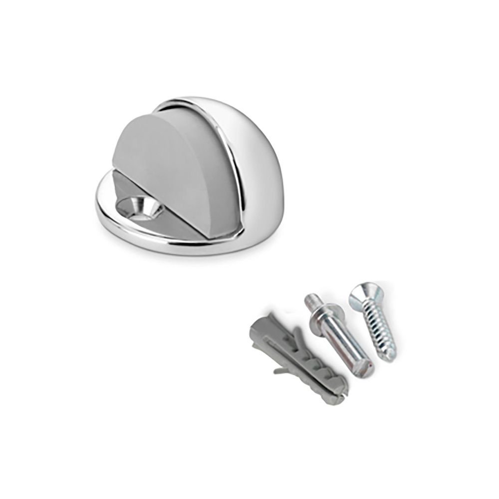 BATENTE PARA PORTA METALICO CON PARAFUSO CROMADO (BLISTER) INOFIX