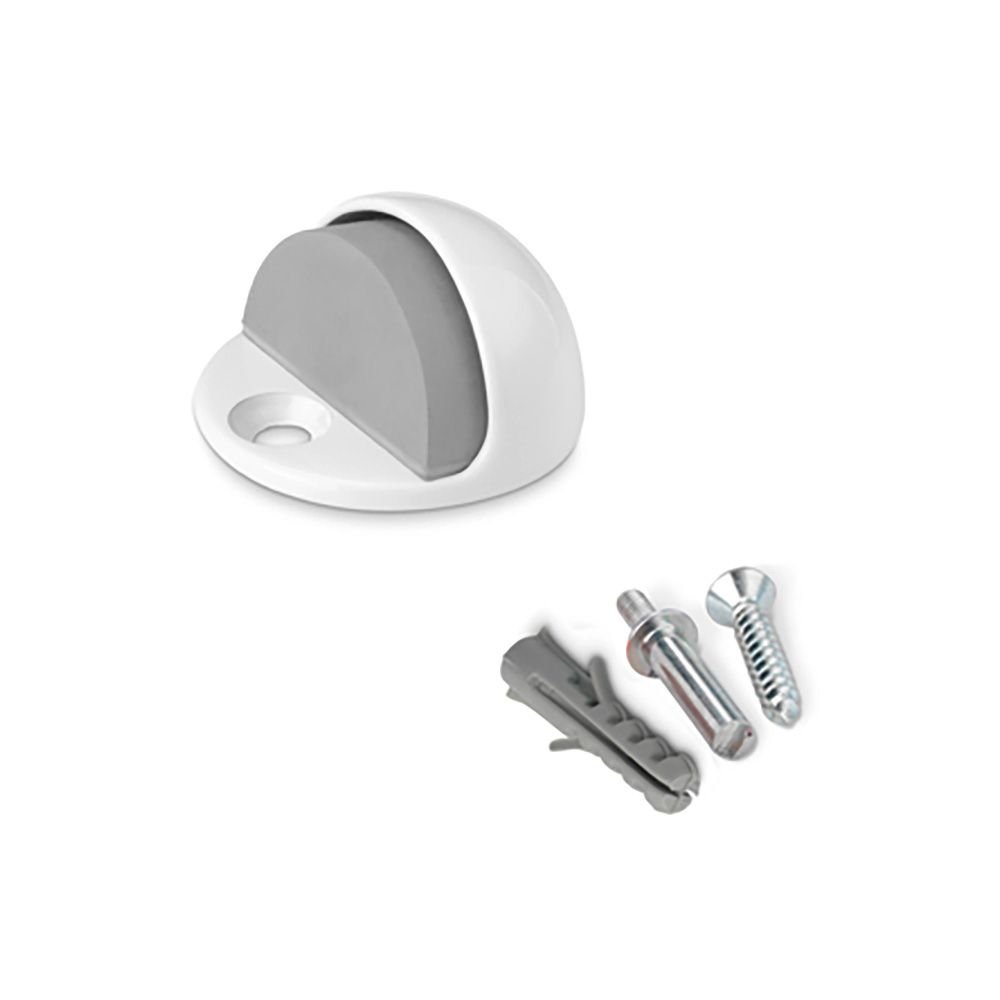 BATENTE PARA PORTA METALICO CON PARAFUSO BRANCO (BLISTER) INOFIX
