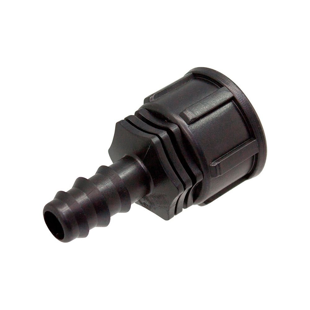 ADAPTADOR COM ROSCA FÊMEA DE ¾ pol PARA TUBO DE GOTEJAMENTO DE  Ø16 mm