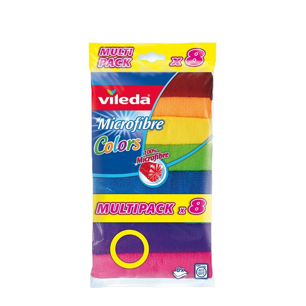 PANO MICROFIBRA COLORS 8 uds