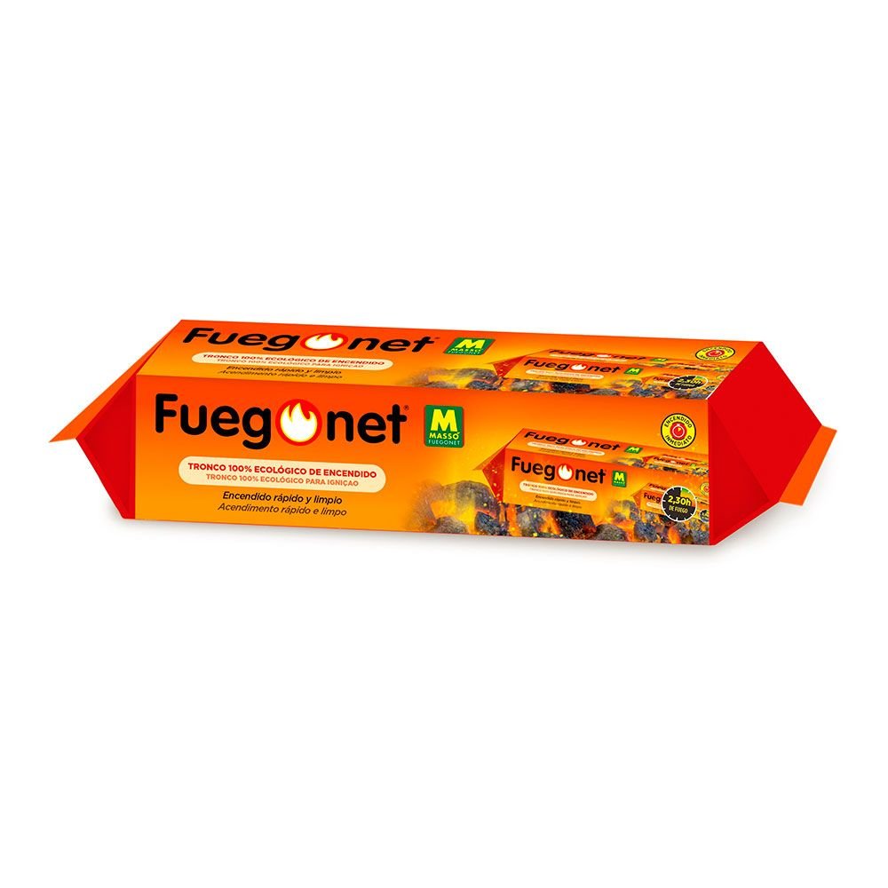 TRONCO 100% ECOLÓGICO FUEGONET 20x7,5x7,5cm
