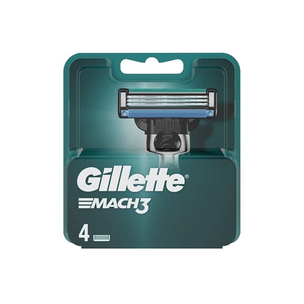 GILLETTE REC MACH3 PACK 4 LÂMINAS DE REPOSIÇÃO